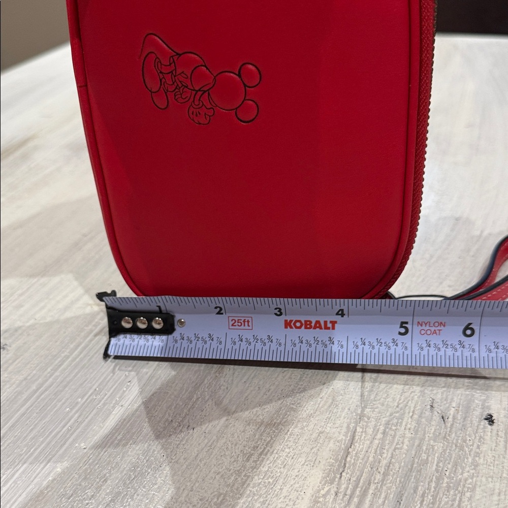 Coach Red Leather Mickey Wristlet/Crossbody - Picture 10 of 10